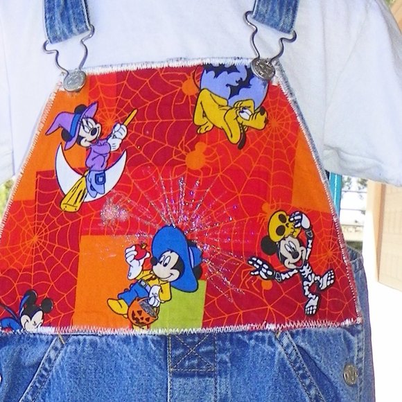 Overalls Mickey Mouse Halloween Custom Made 3T - Picture 10 of 10
